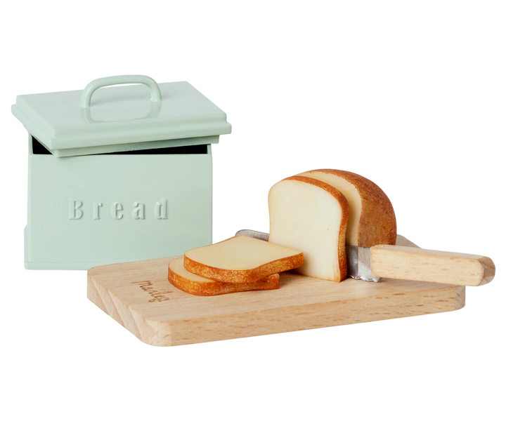 Bread Box with Utensils - Maileg Mouse
