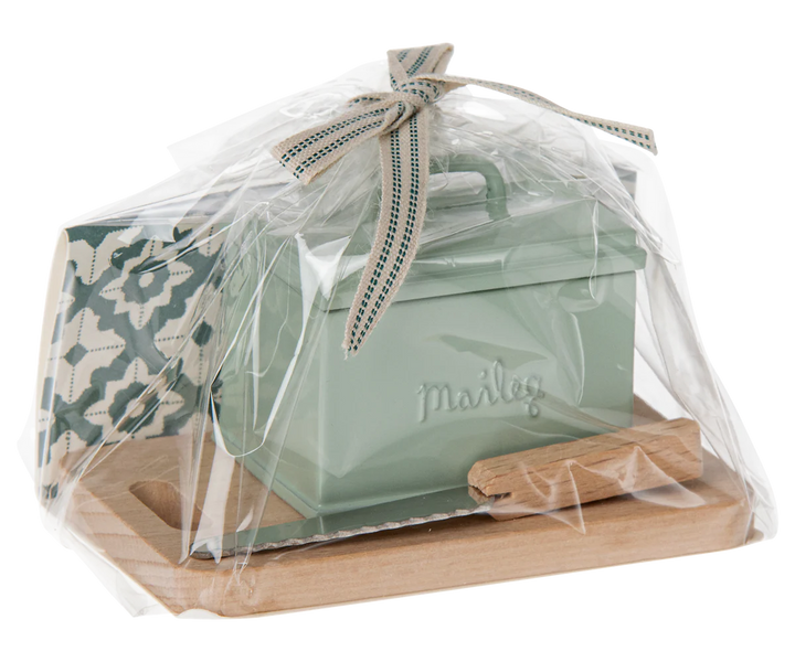 Bread Box with Utensils - Maileg Mouse