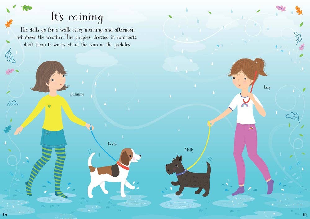Little Sticker Dolly Dressing Puppies: Usborne