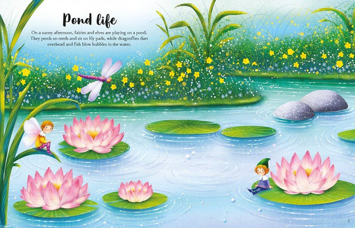 Fairies, Pixies and Elves Sticker Book by Usborne