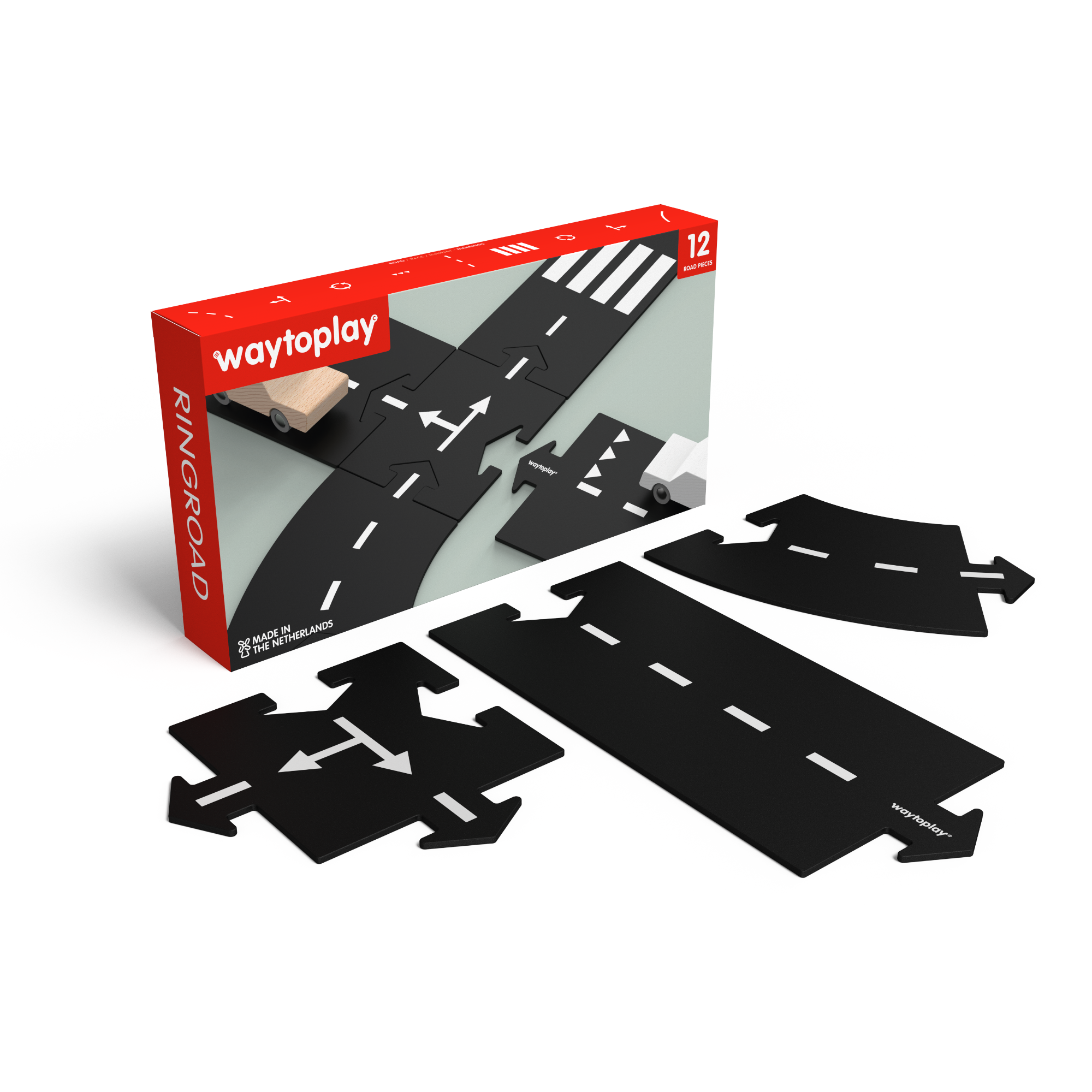 Small Flexible Toy Road Set - Ringroad