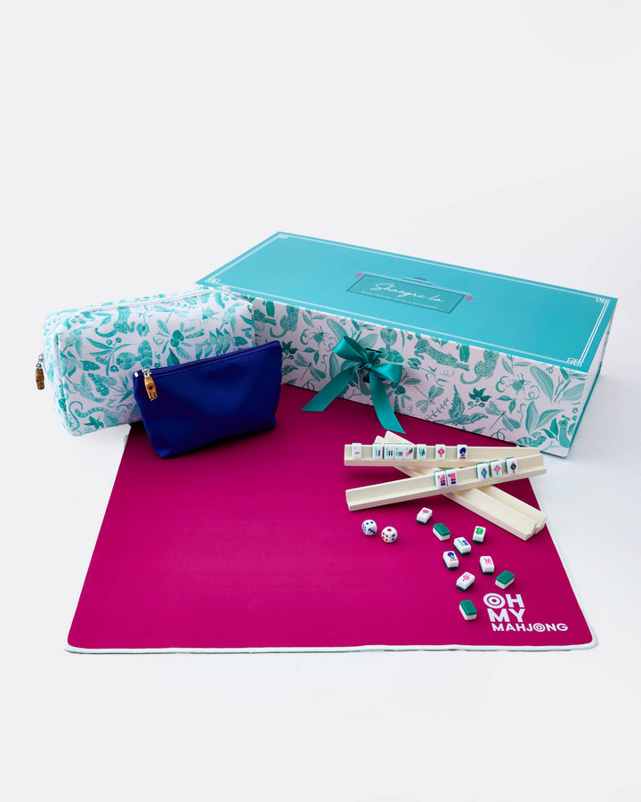 Palm Beach Mahjong Travel Set - Green