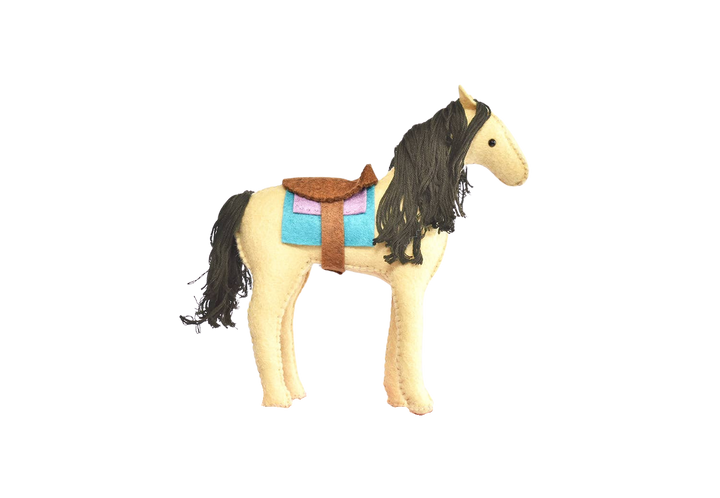 DIY Craft Kit - Felt Horse Stuffed Animal Sewing Craft Kit