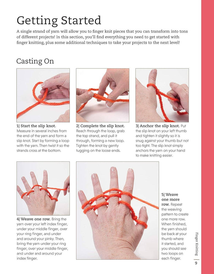 Finger Knitting - Fast, Easy &amp; Fun Scarves and Accessories