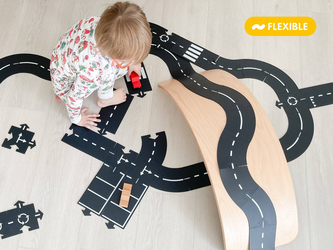 Extra Long Flexible Road Set - Way to play King of the Road