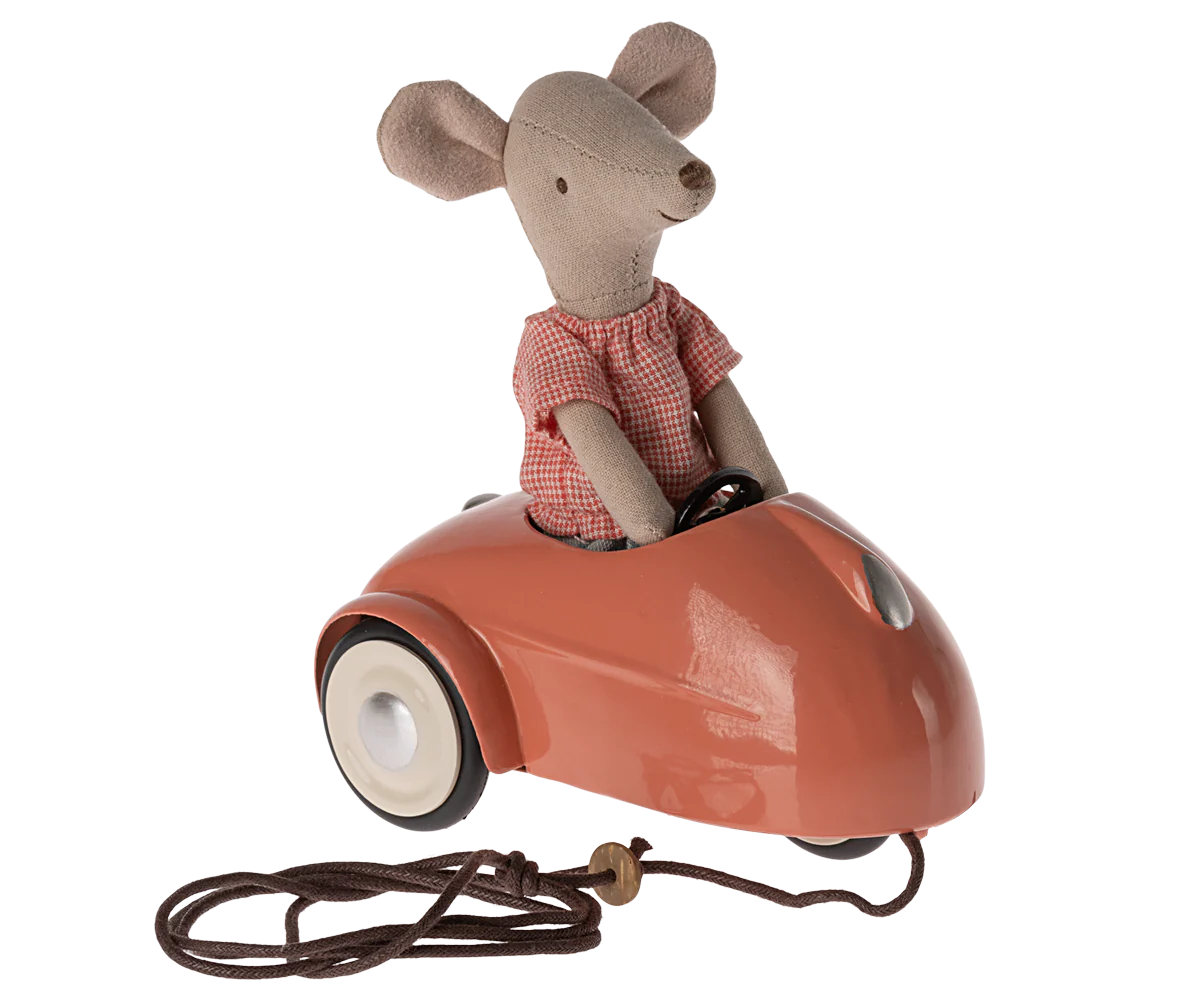 Maileg Mouse Car (Coral)