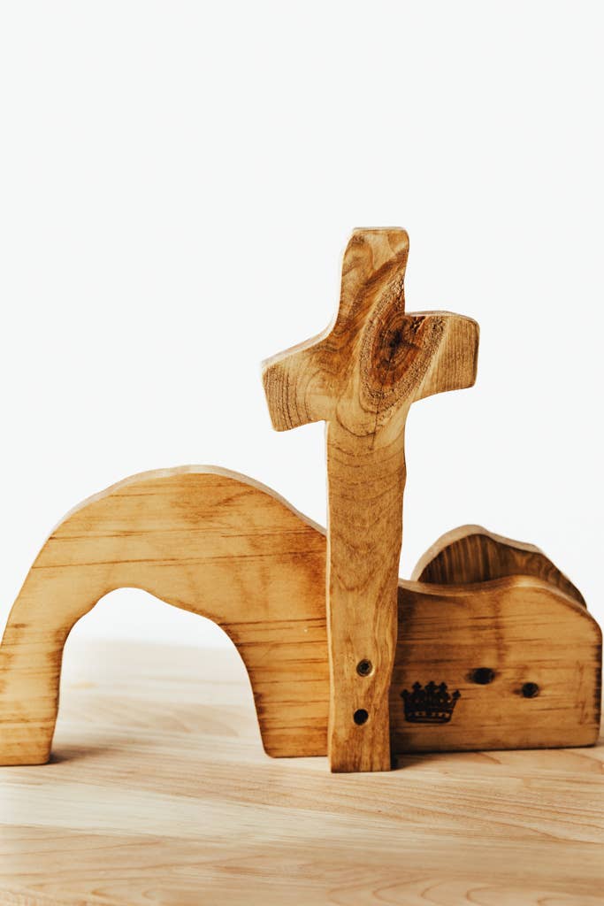 He Lives Wood Decor - Made by Survivors