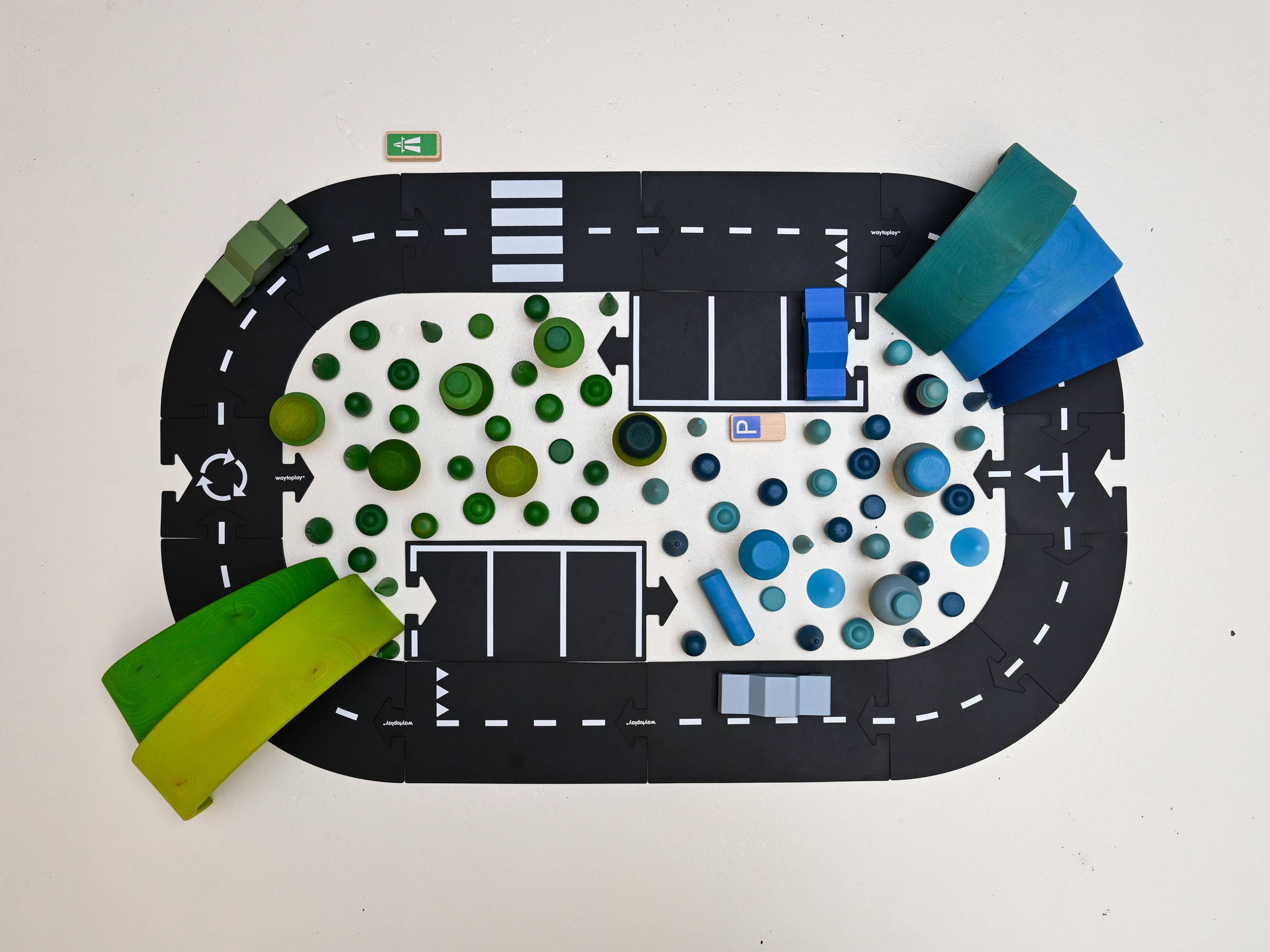 Medium Flexible Toy Road Set - Expressway