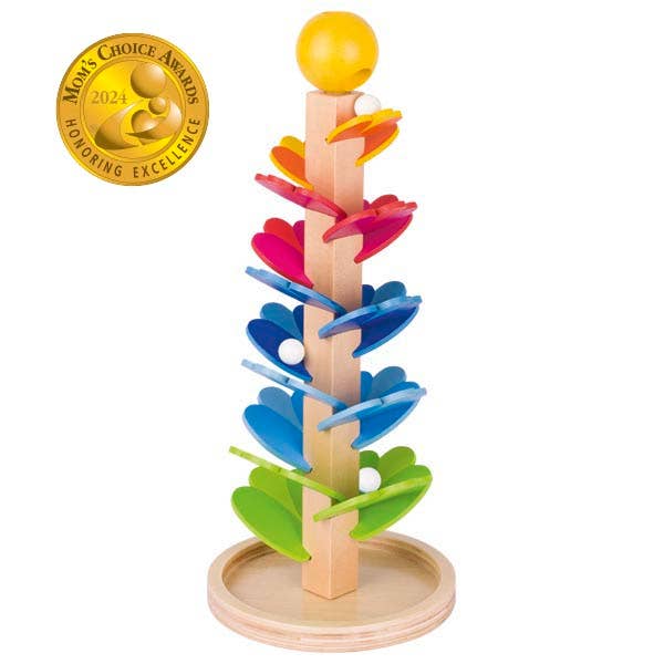 Wooden Pagoda Marble Game