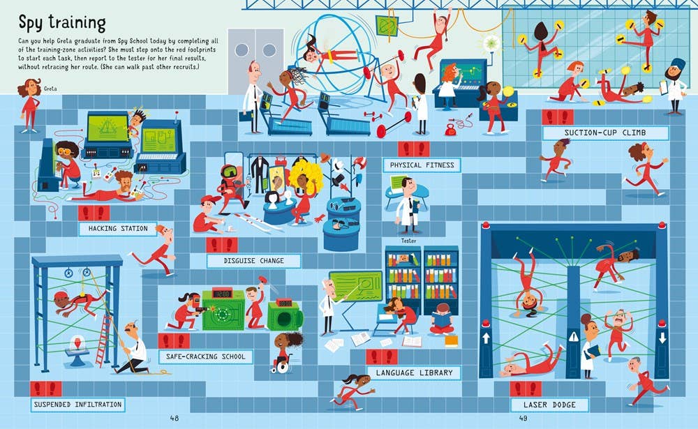 Spy Mazes by Usborne
