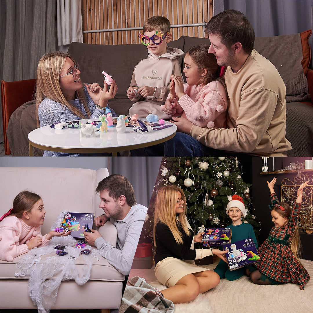 OKTO Air Clay Set for Creativity – 36 Colors