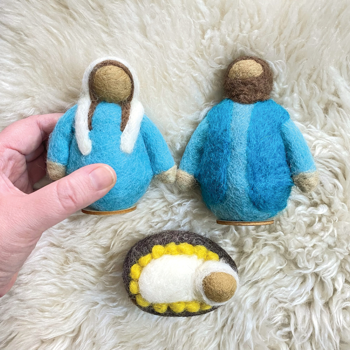 Felt Nativity, classic 12-Piece Set