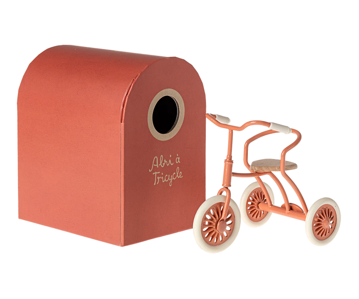 Abri à tricycle for Mouse (Coral) - Maileg