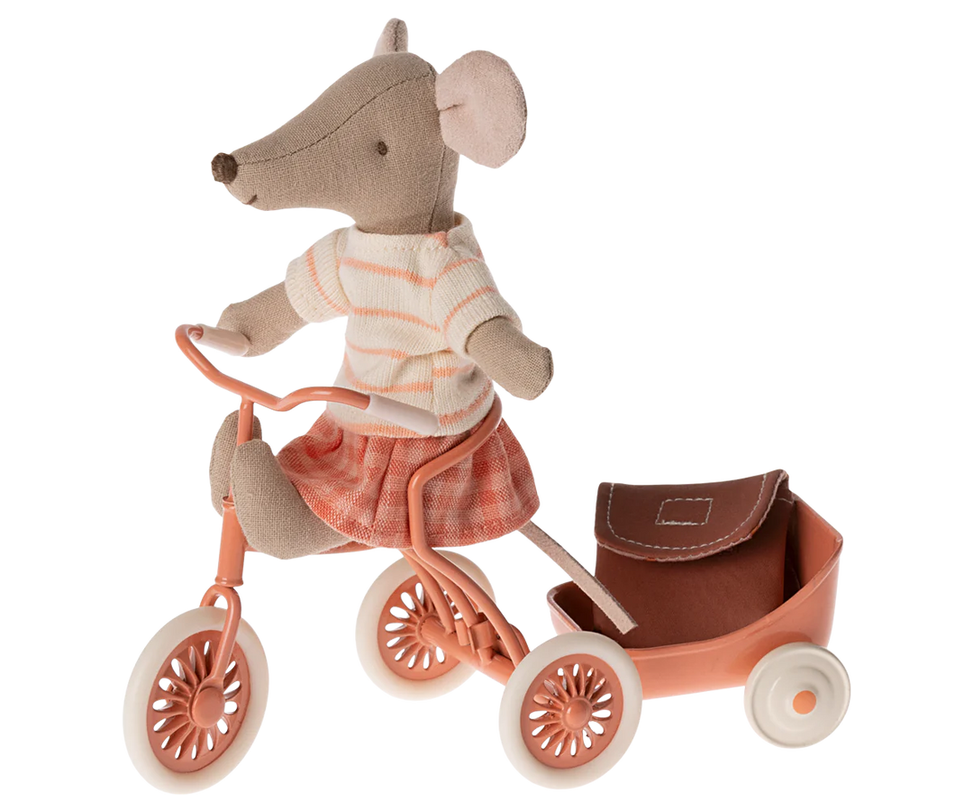 Abri à tricycle for Mouse (Coral) - Maileg
