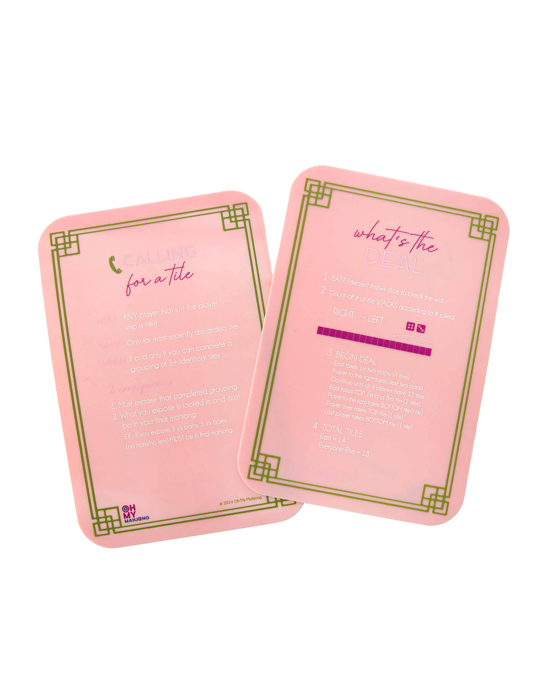 Coral Shufflers for Mahjong