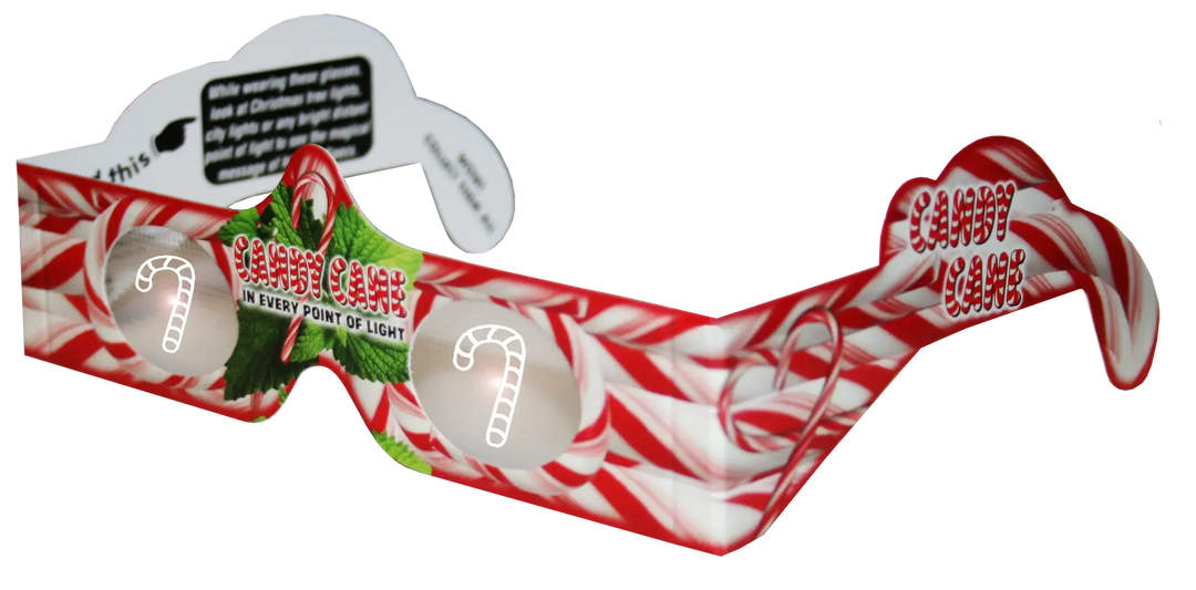 Candy Cane 3D HolidaySpecs Glasses