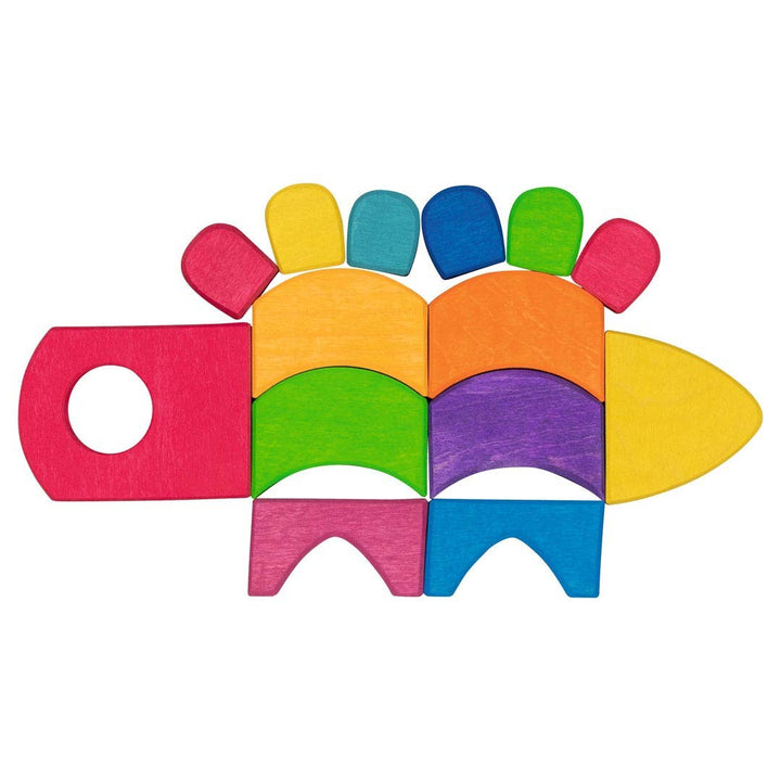 goki evolution Wooden Building Set – Morgana Color Village