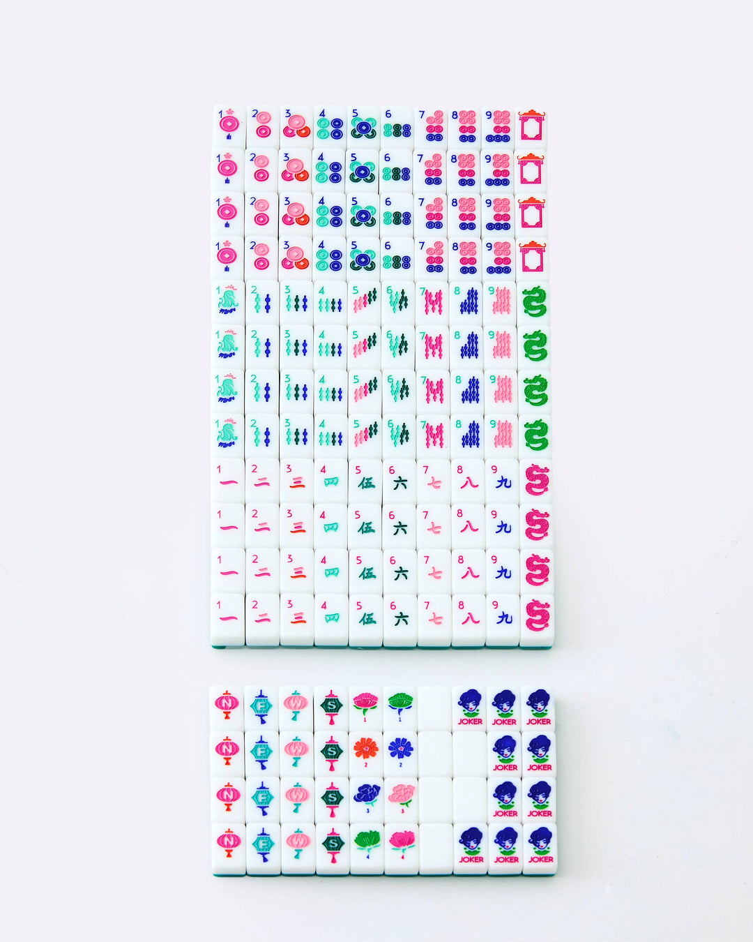 Palm Beach Mahjong Travel Set - Green