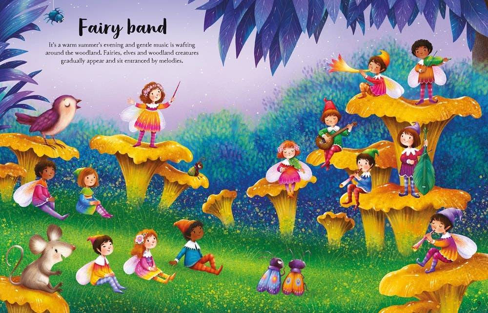 Fairies, Pixies and Elves Sticker Book by Usborne