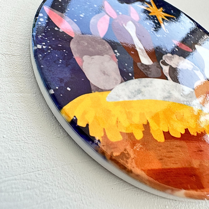 Christmas Ornament - Nativity Animals