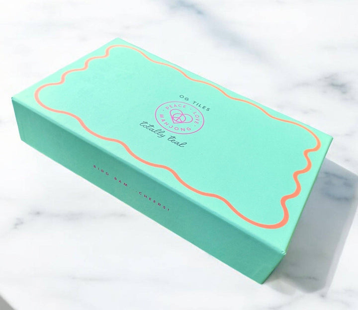 Mahjong Tiles - Totally Teal