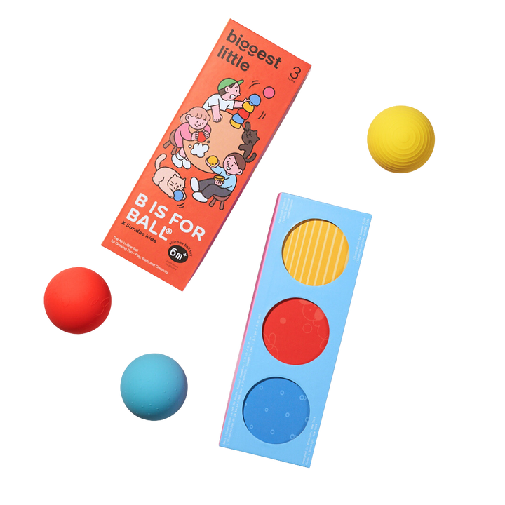 B is for ball® - 3-Ball Set in “Choo Choo” Train Toy Box