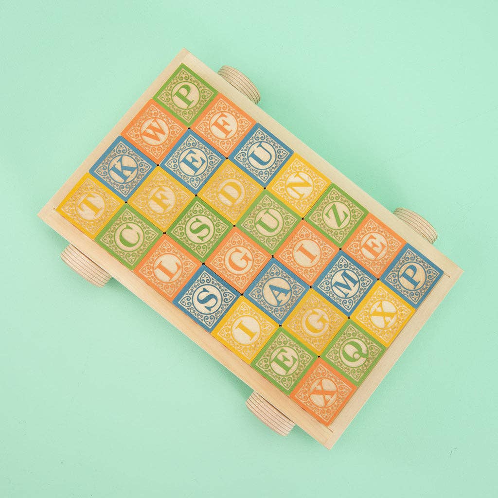 Uncle Goose – ABC Block Wagon Set