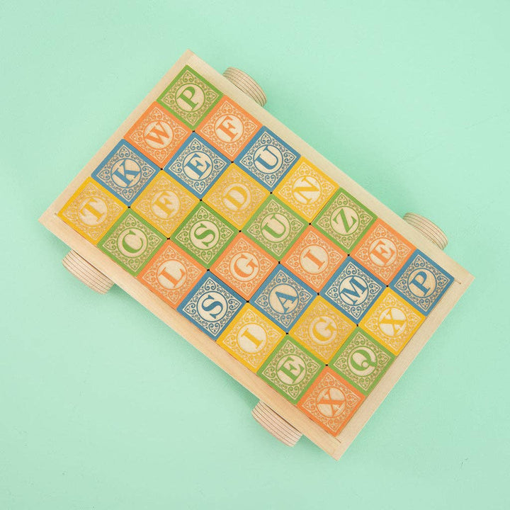 Uncle Goose – ABC Block Wagon Set