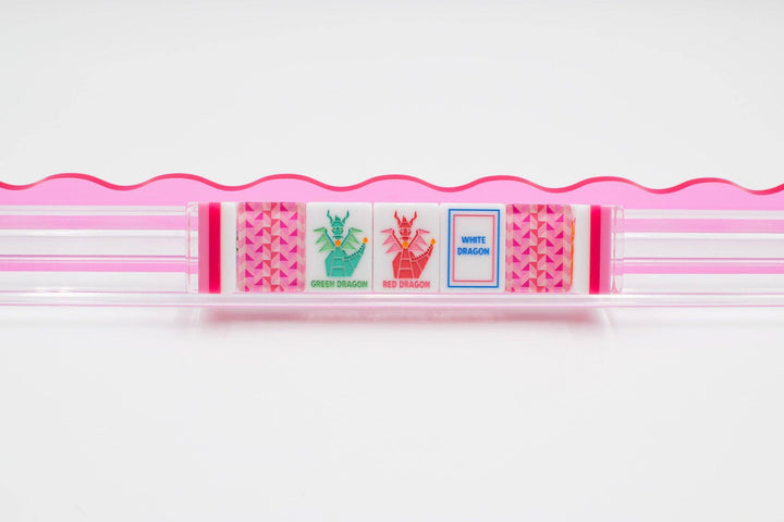 Prism Series Tile Set in Pink by My Fair Mahjong