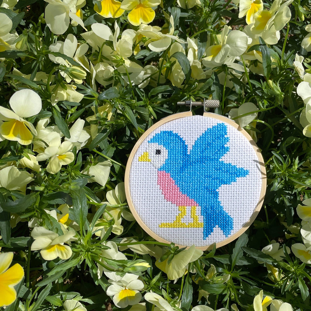 Bluebird by Mary Engelbreit Counted Cross Stitch DIY KIT