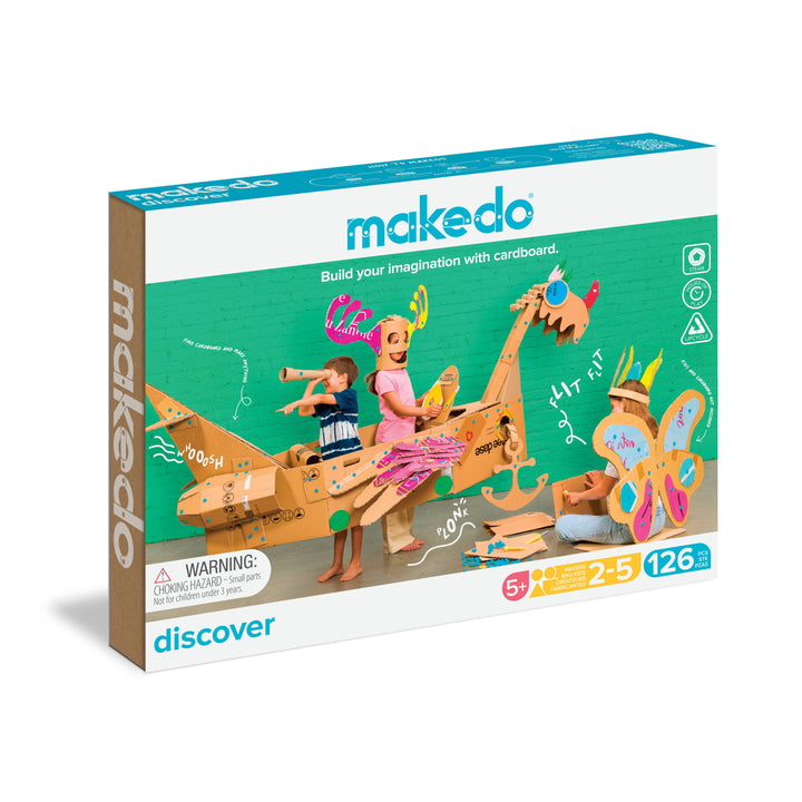 Discover Makedo Cardboard Construction Kit