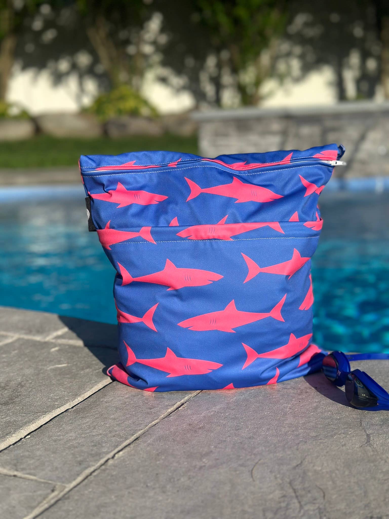 Pink Sharks Wet Bag