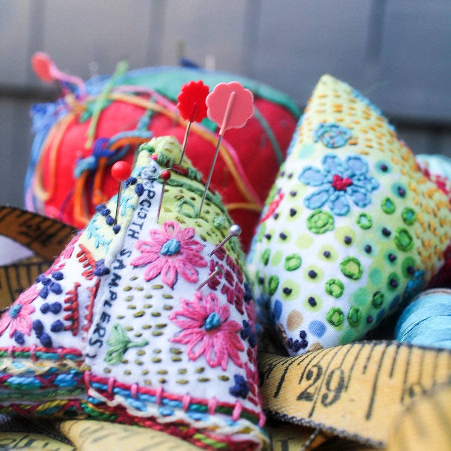 Pin Cushion Embroidery Kit