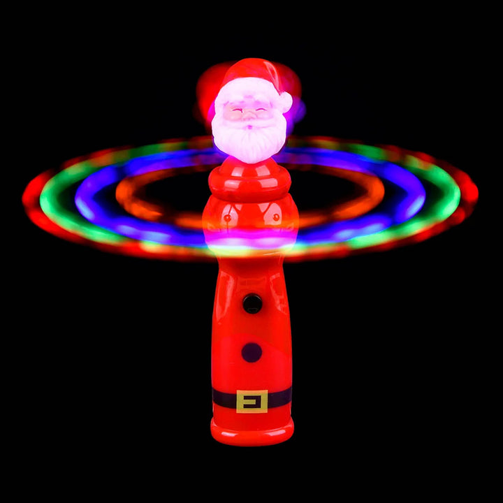 Santa Light-Up Spinning Wand
