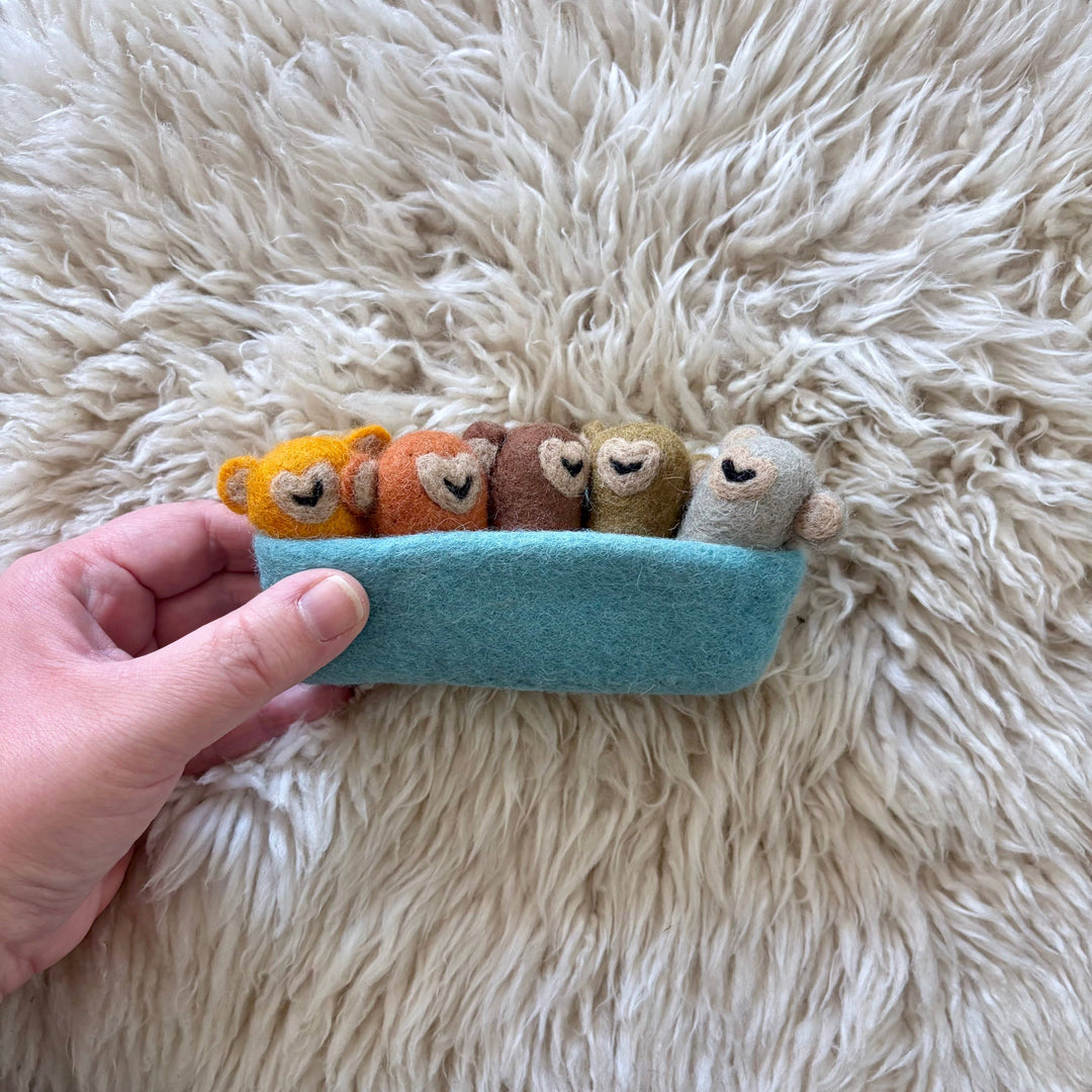 Pocket Pals 5 Little Monkeys Jumping on the Bed