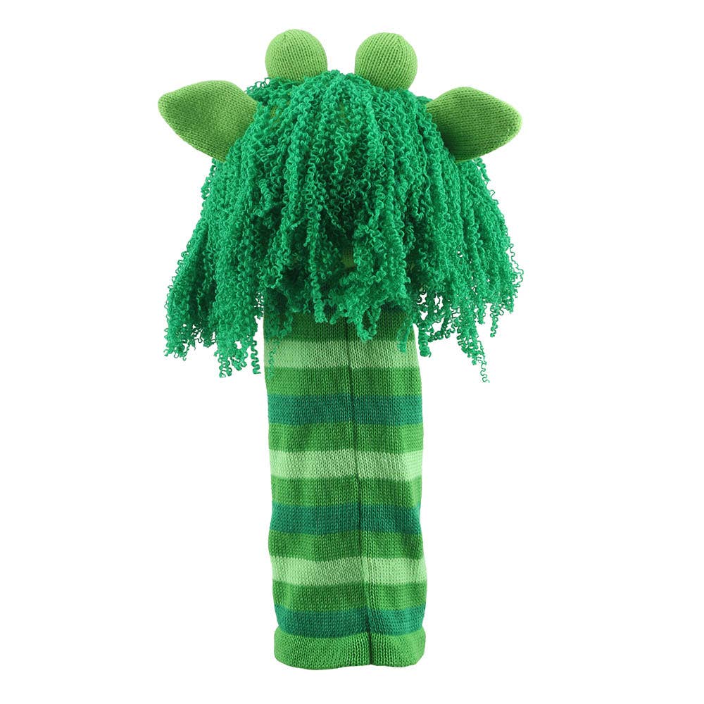 Squelch an ECO Knitted Puppet