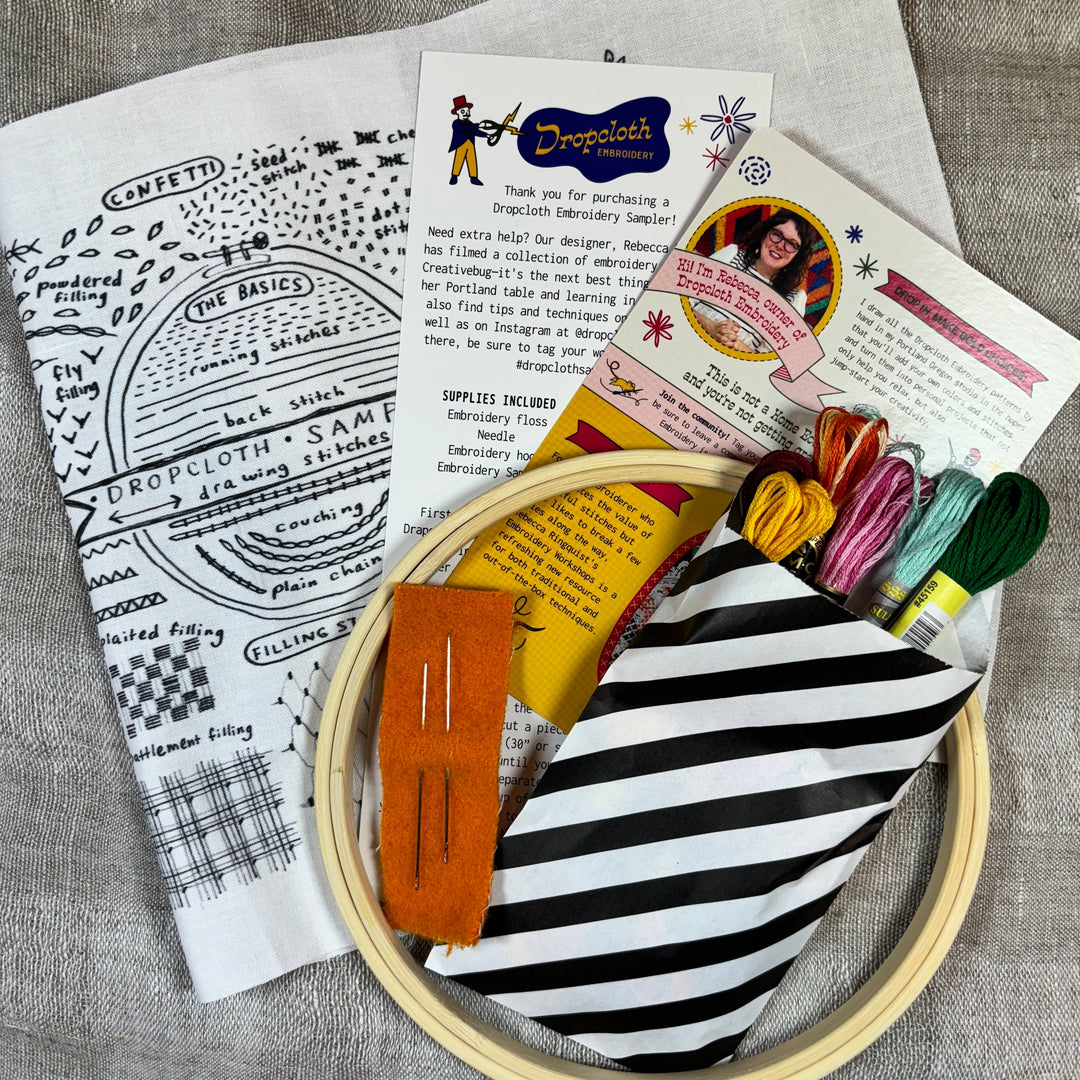 Drawing Stitches Embroidery Sampler Kit