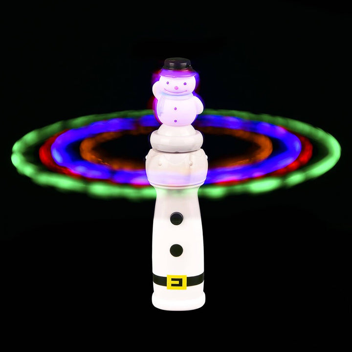 Snowman Light-Up Spinning Wand