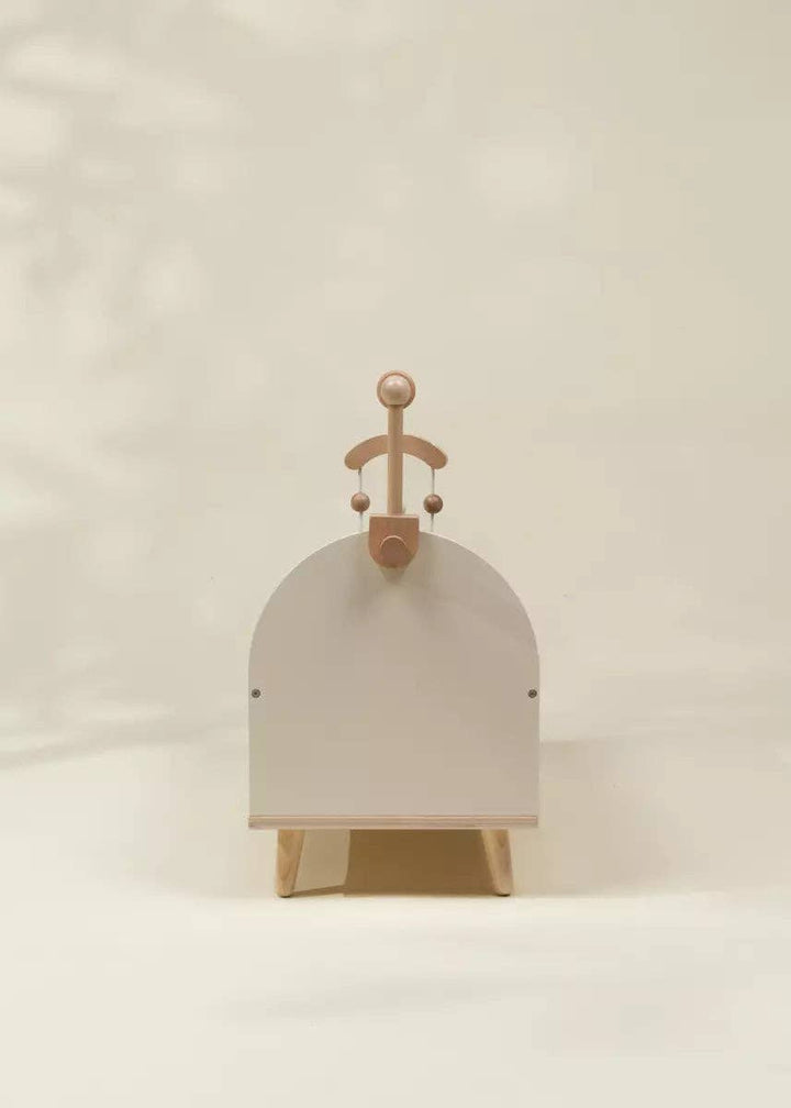 Wooden Crib with Accessories for Dolls