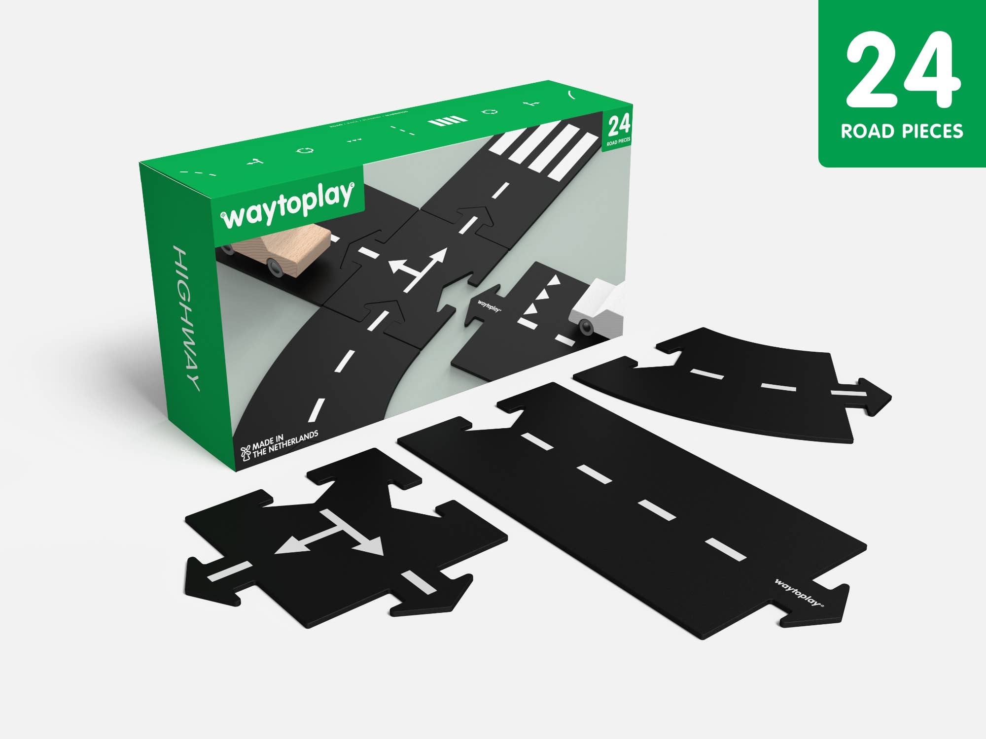 Large Flexible Toy Road Set - Highway