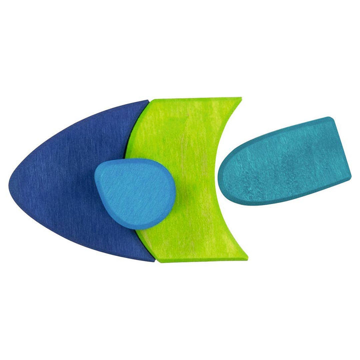 goki evolution Wooden Building Set – Morgana Color Village