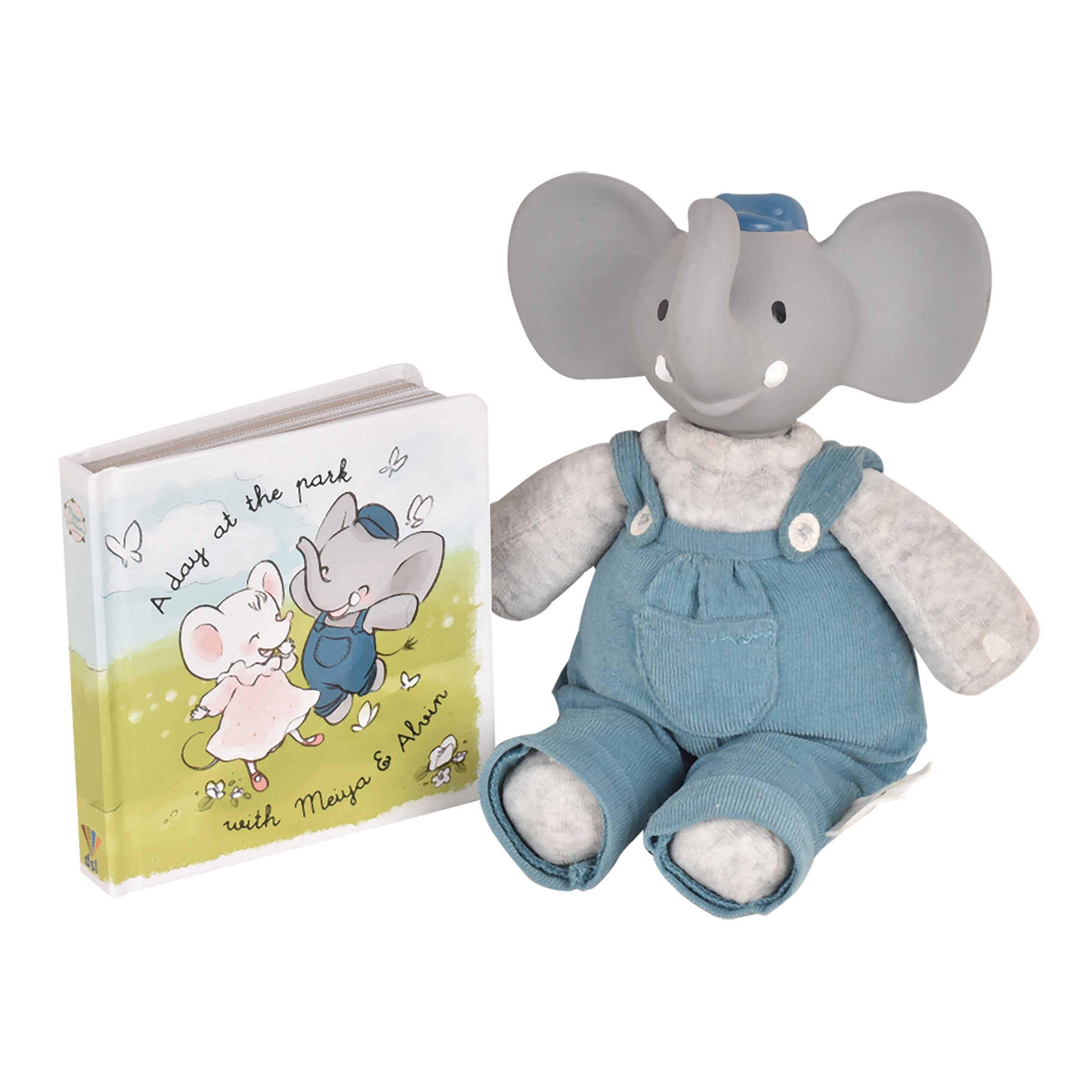 Alvin the Elephant Natural Organic Rubber Head Toy