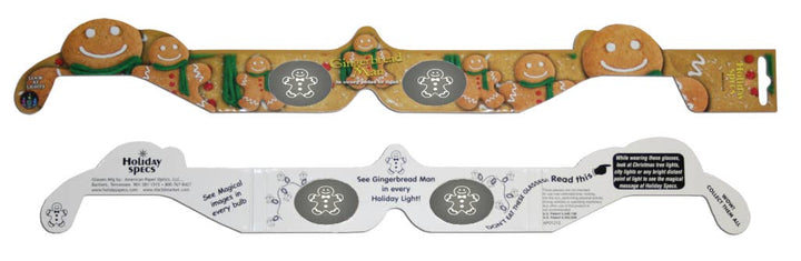 Gingerbread Man 3D HolidaySpec Glasses