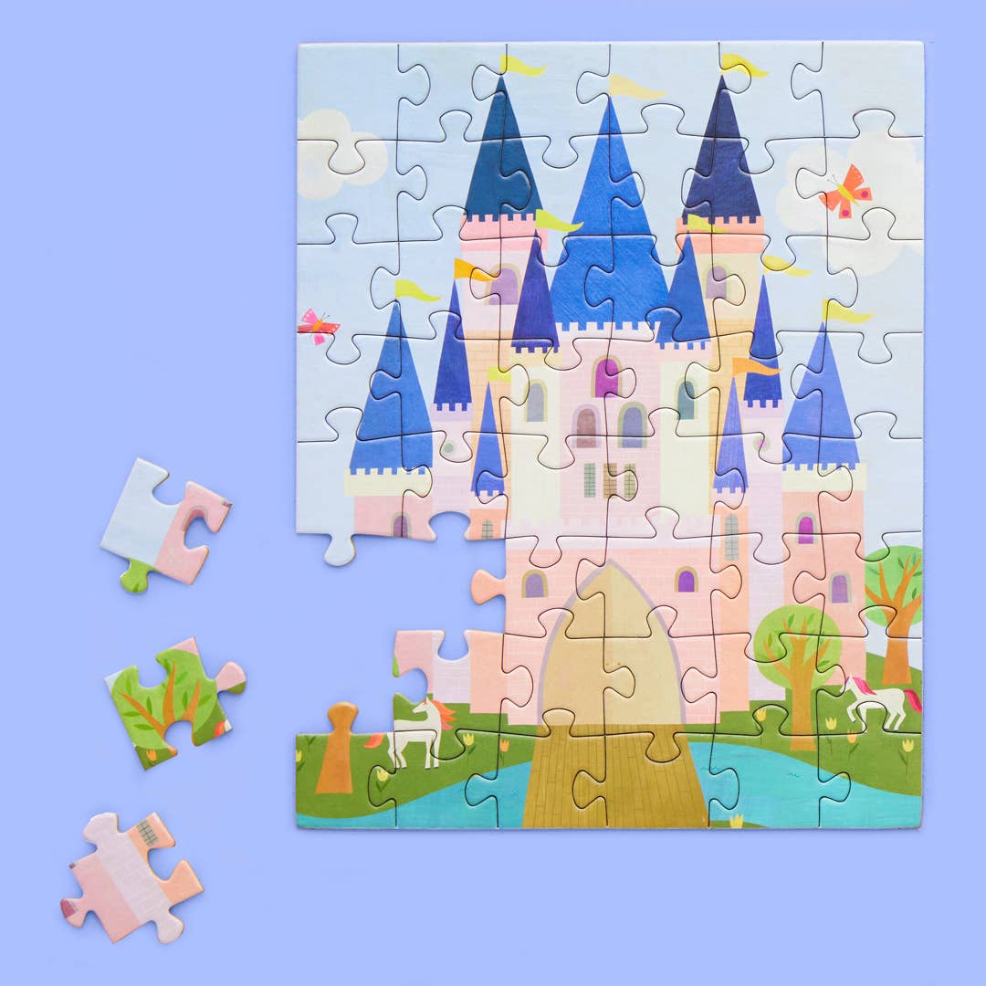 Pink Royal Castle Puzzle Snax