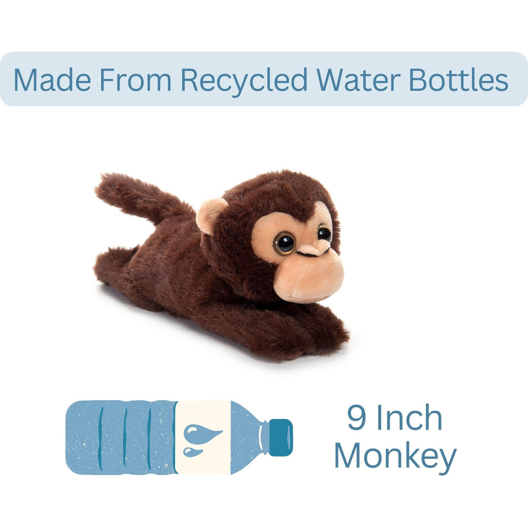 Slapstix Brown Monkey Plush Slap Bracelet
