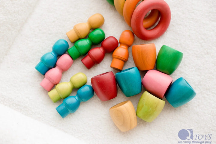 Rainbow People Cups and Rings