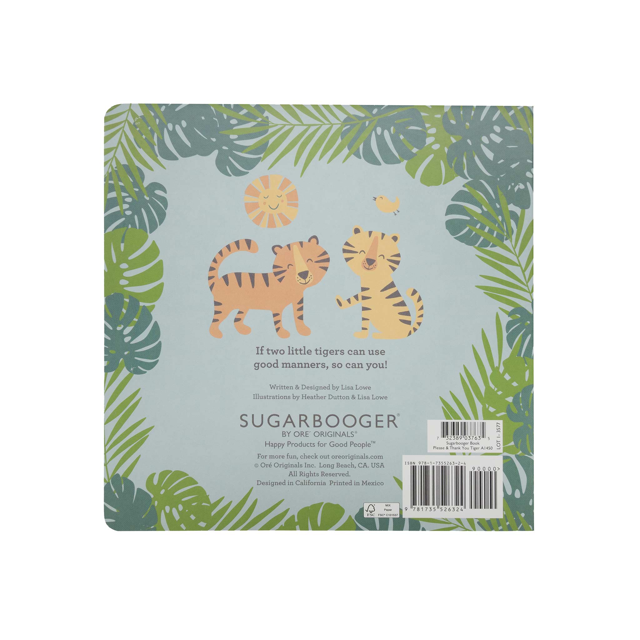 Sugarbooger Board Book | Please & Thank You Tiger