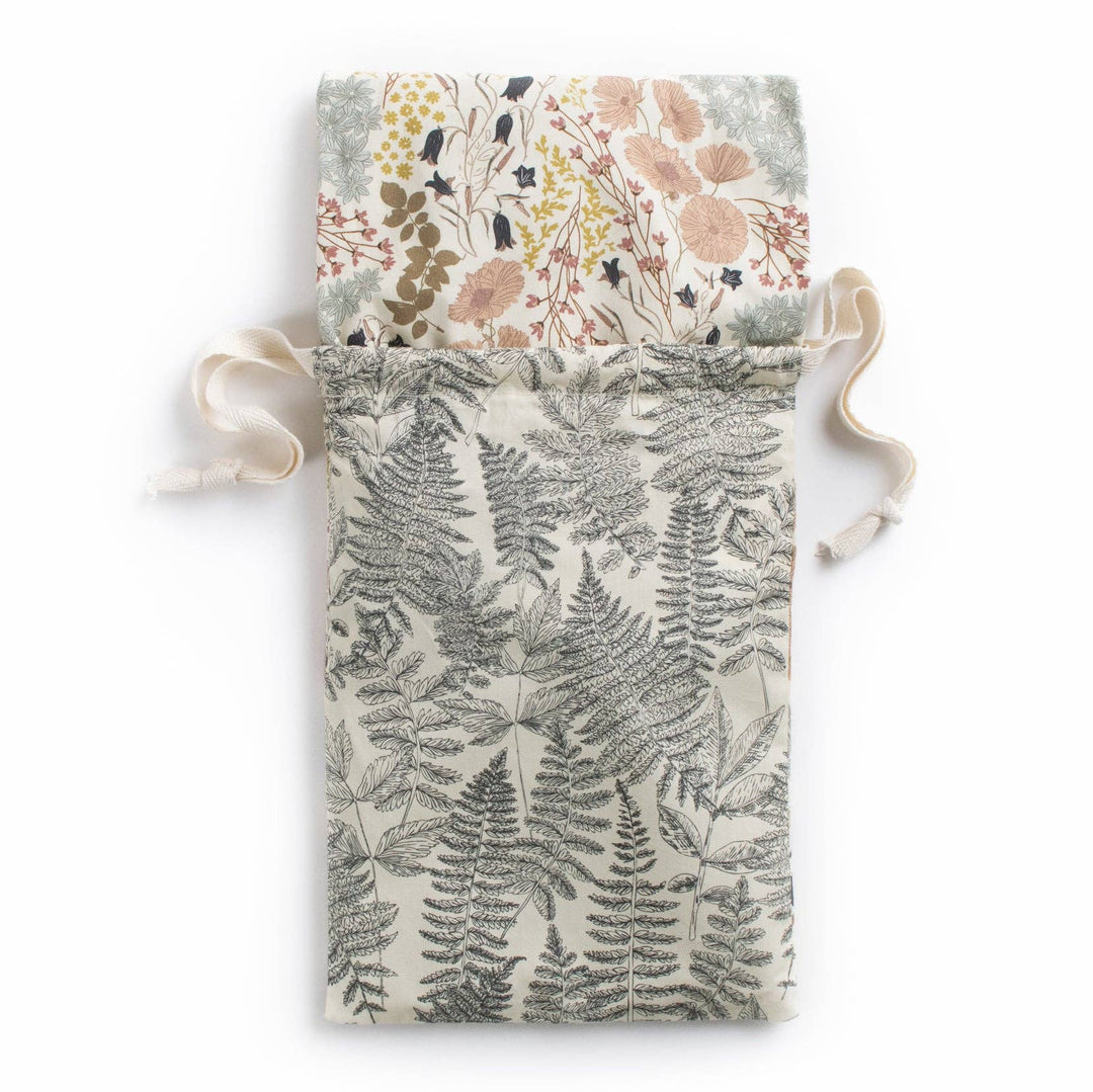 The Bonnie Apron | Reversible Fern &amp; Floral Full Apron