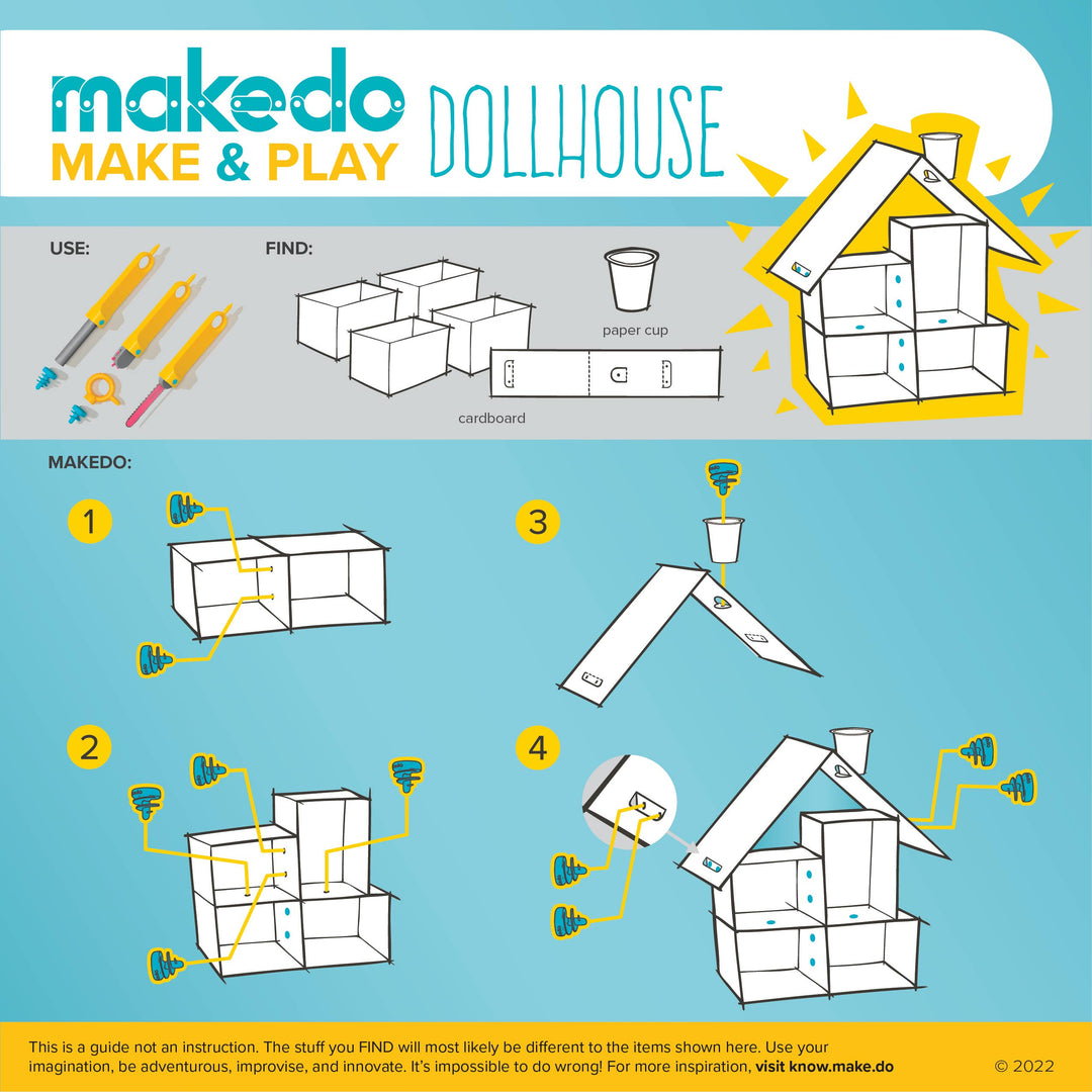 Discover Makedo Cardboard Construction Kit