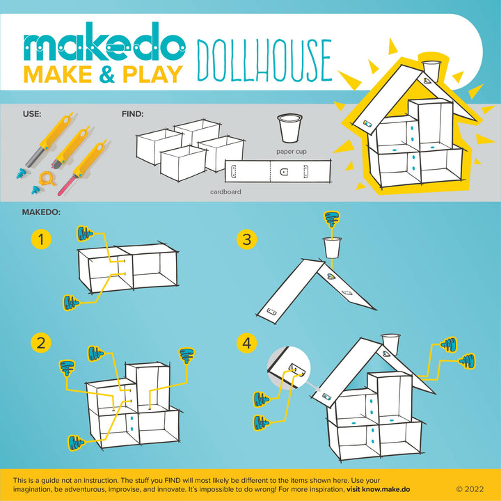 Discover Makedo Cardboard Construction Kit